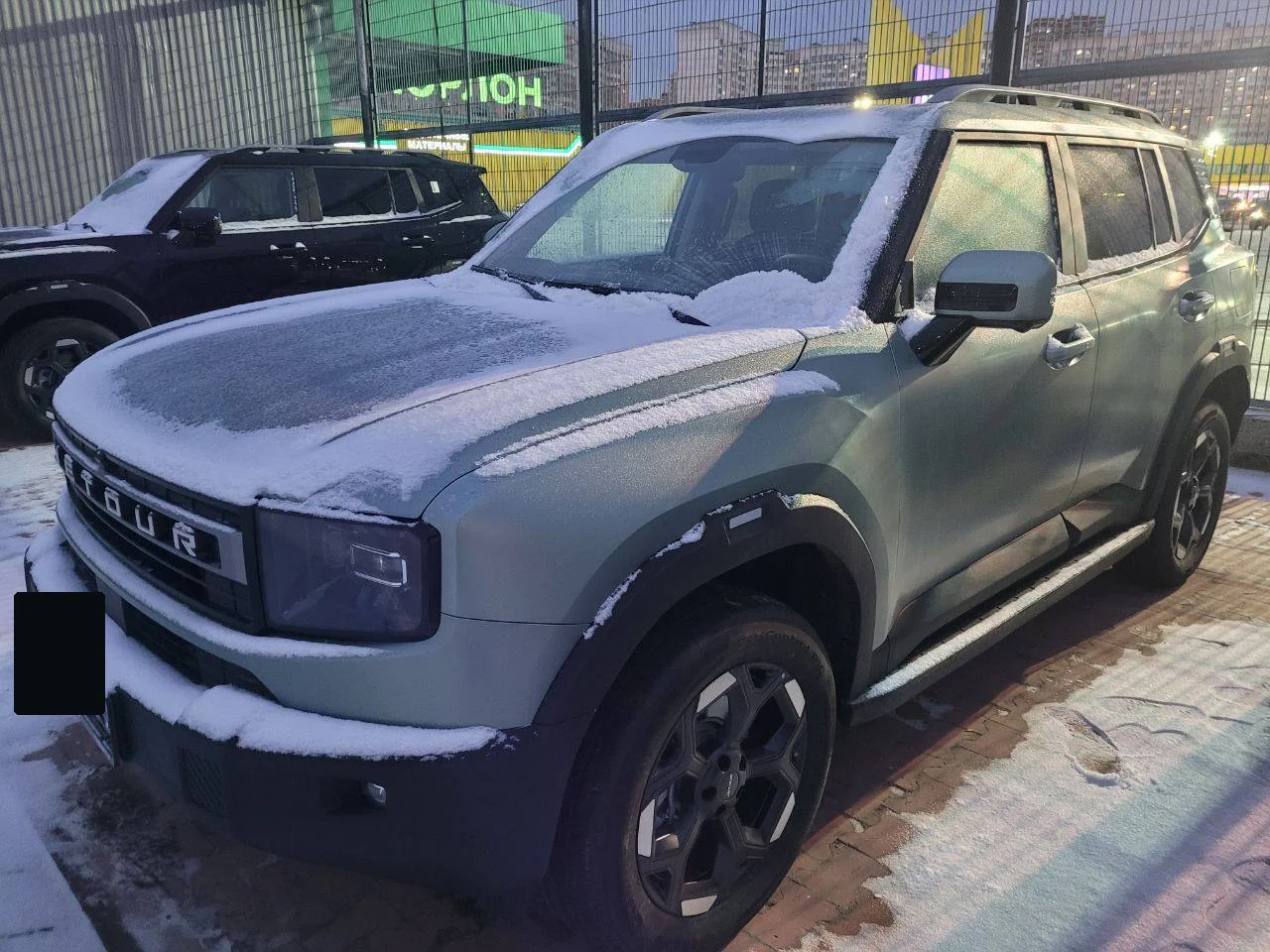 Легковой автомобиль на выдаче