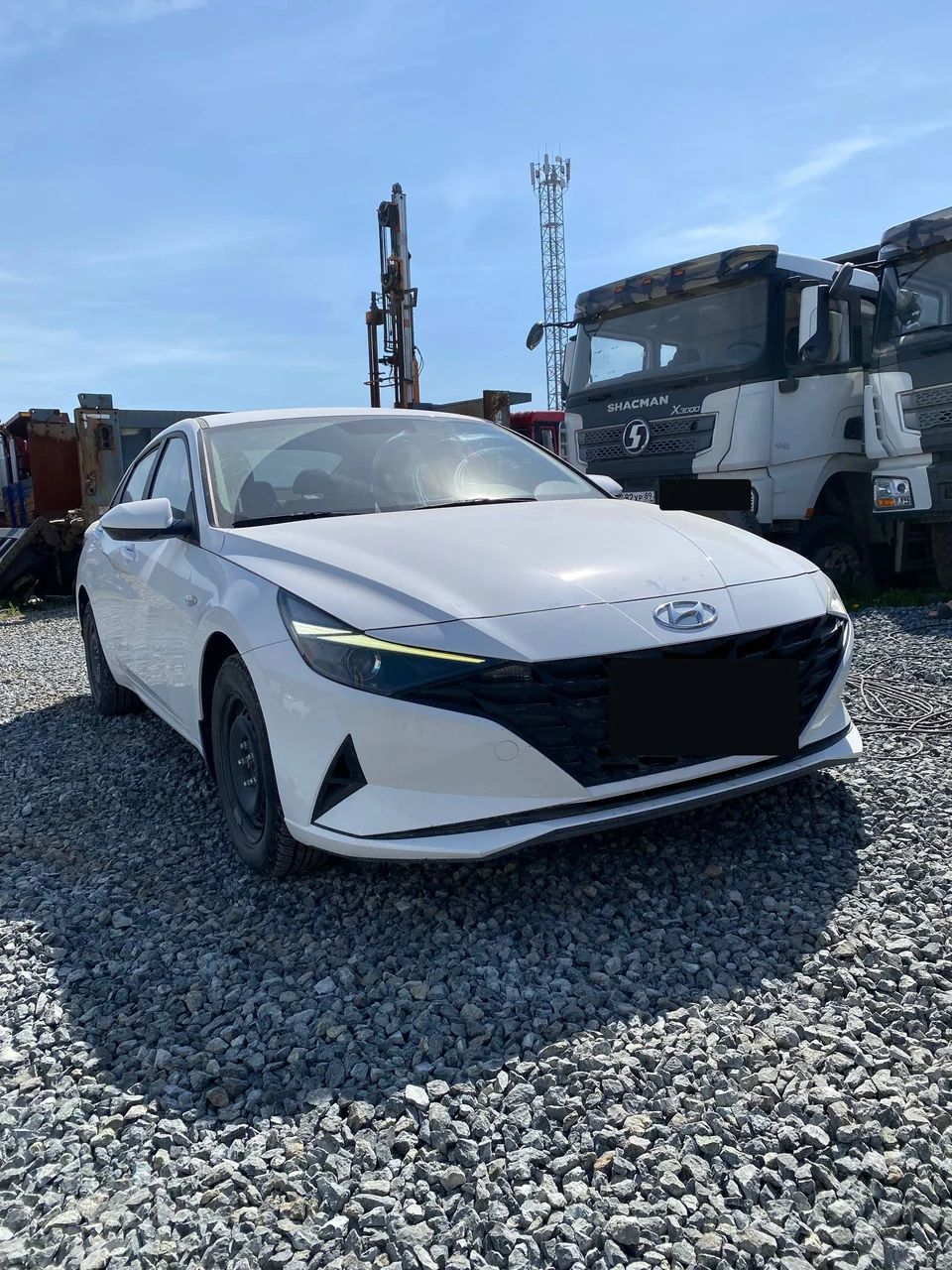 Седан Hyundai на выдаче