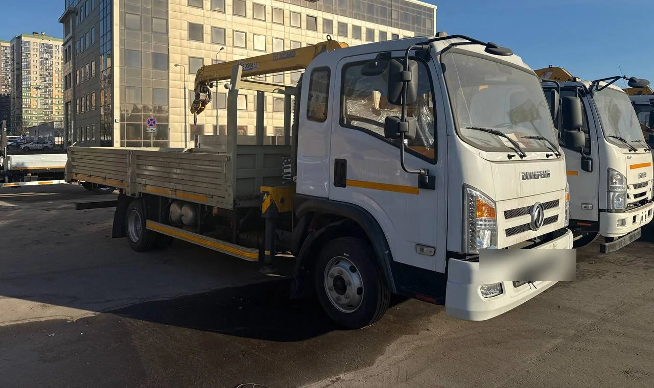 Dongfeng с крановой установкой на выдаче